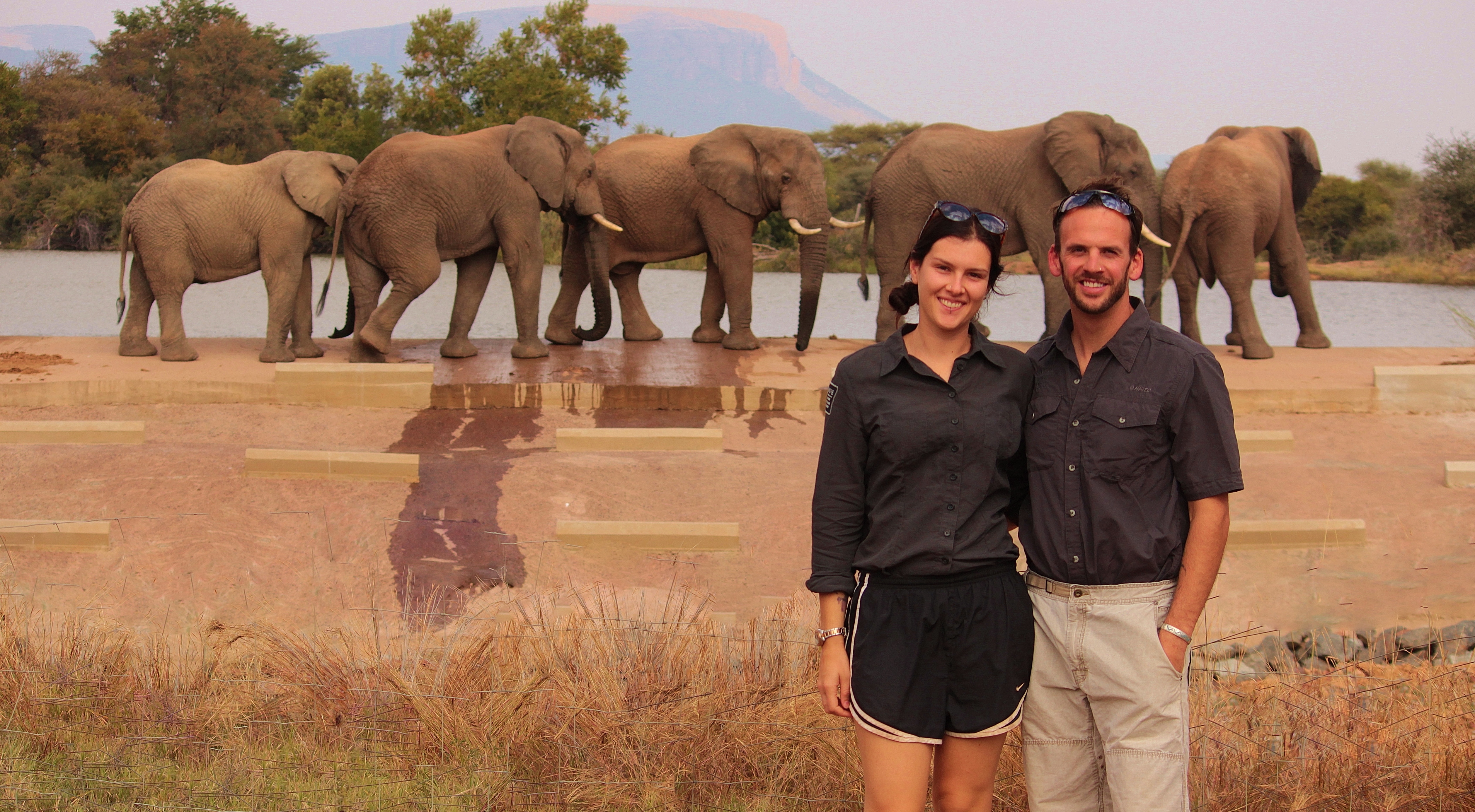 Photo of us as African Safari Guides